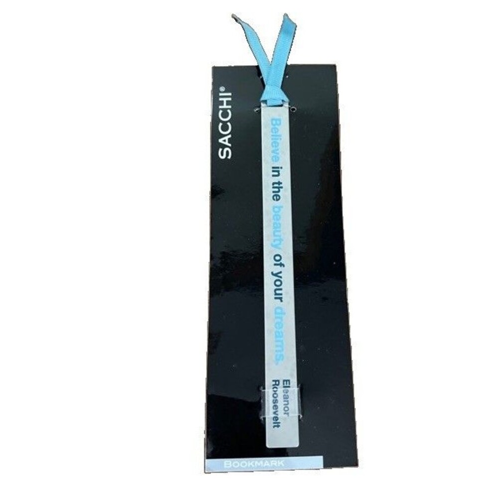 Inspirational Quote Sacchi Stainless Steel Metal Bookmark New Eleanor Roosevelt